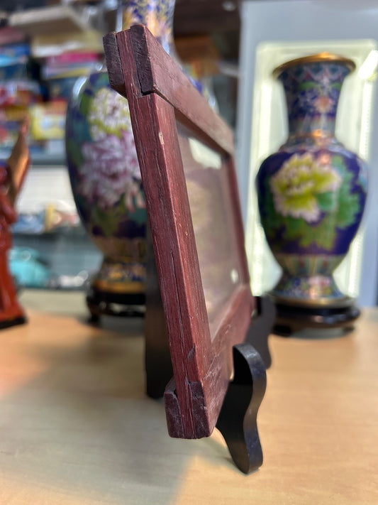 Cadre Presse photo – Vintage – Décoration – Bois exotique