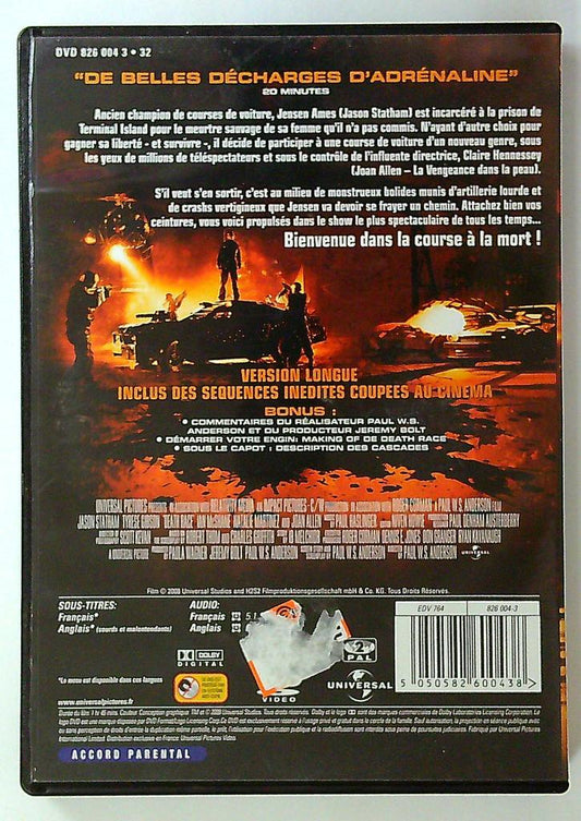 Dvd Death Race Course à la mort Version Longue