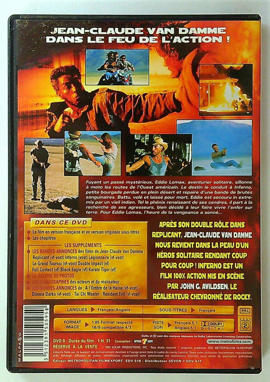 dvd Inferno Jean-claude Van Damme