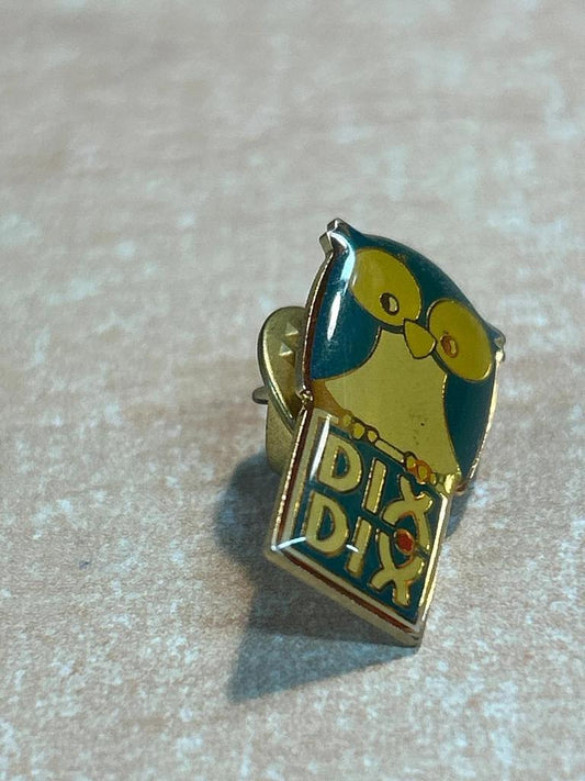 Pin's Chouette / Hibou Dix Dix