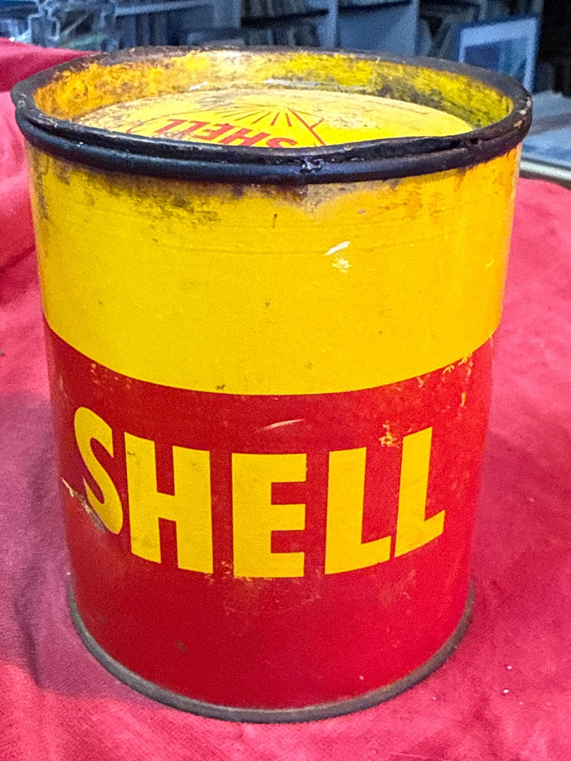 Bidon de graisse – Shell – Collection – Vintage en métal