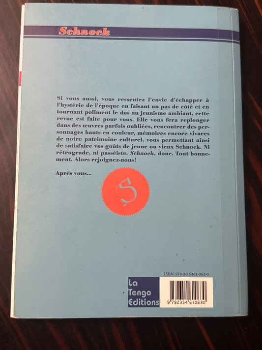 Livre Schnock N°12 – La Tengo – Non-fiction – Pierre Desproges