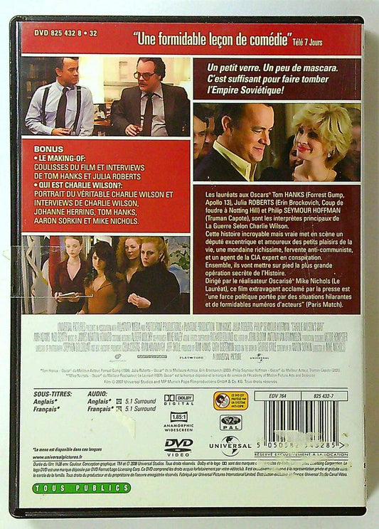 Dvd La Guerre selon Charlie Wilson Tom Hanks Julia Roberts