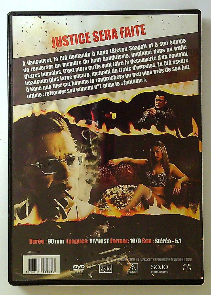 Dvd Trafic d'organes Steven Seagal Zylo