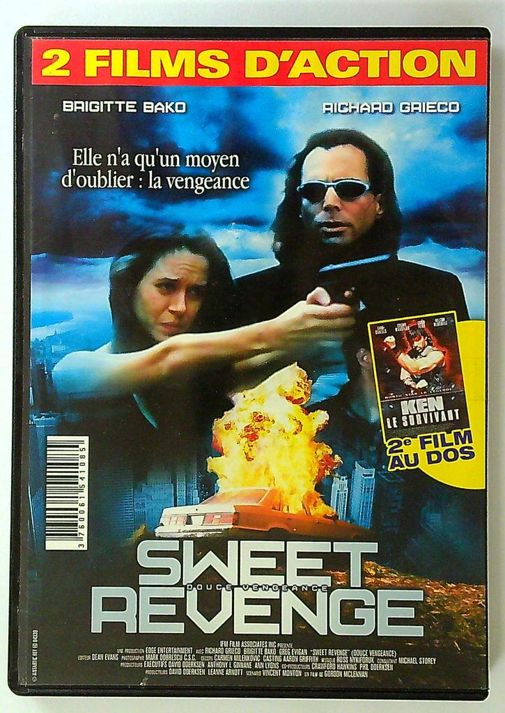 Dvd 2 Films d'action sweet Revenge ken Le Survivant