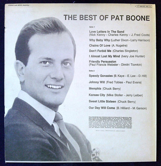 Vinyle the Best of Pat Boone - Dot Records