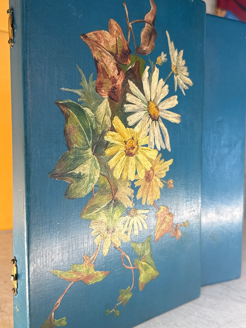 Boîte décorative – Boîte en bois peinte à la main