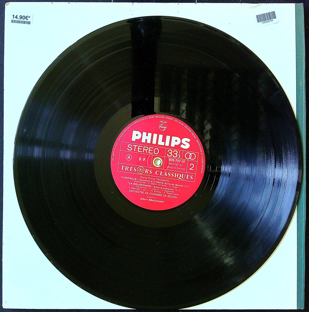 Vinyle – Telemann Philips – Classique – Suites d'orchestre
