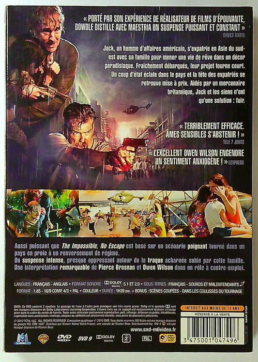 Dvd No Escape owen Wilson Pierce Brosnan