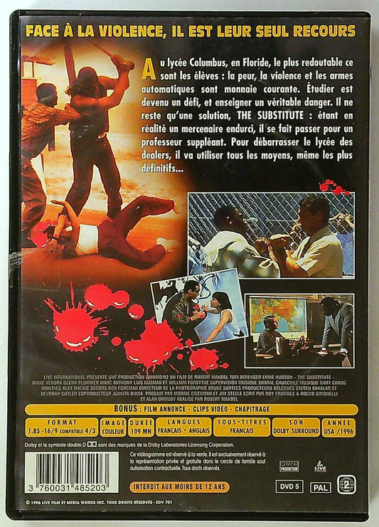 Dvd The Substitute Tom Berenger Robert Mandel Film Action