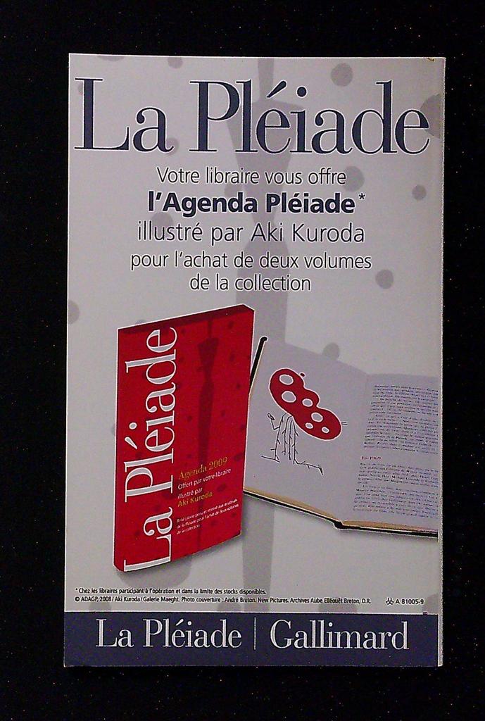 Catalogue – Gallimard – Livres – La Pléiade 2008