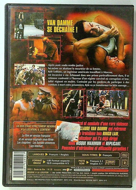 Dvd In Hell Jean-claude Van Damme Metropolitan