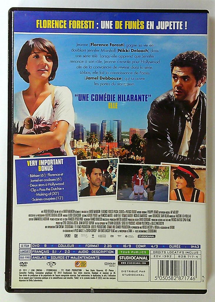 Dvd Hollywoo avec Florence Foresti et Jamel Debbouze