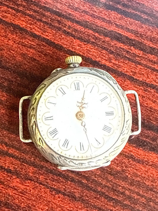 Montre – Vintage Argent Fin Mécanique