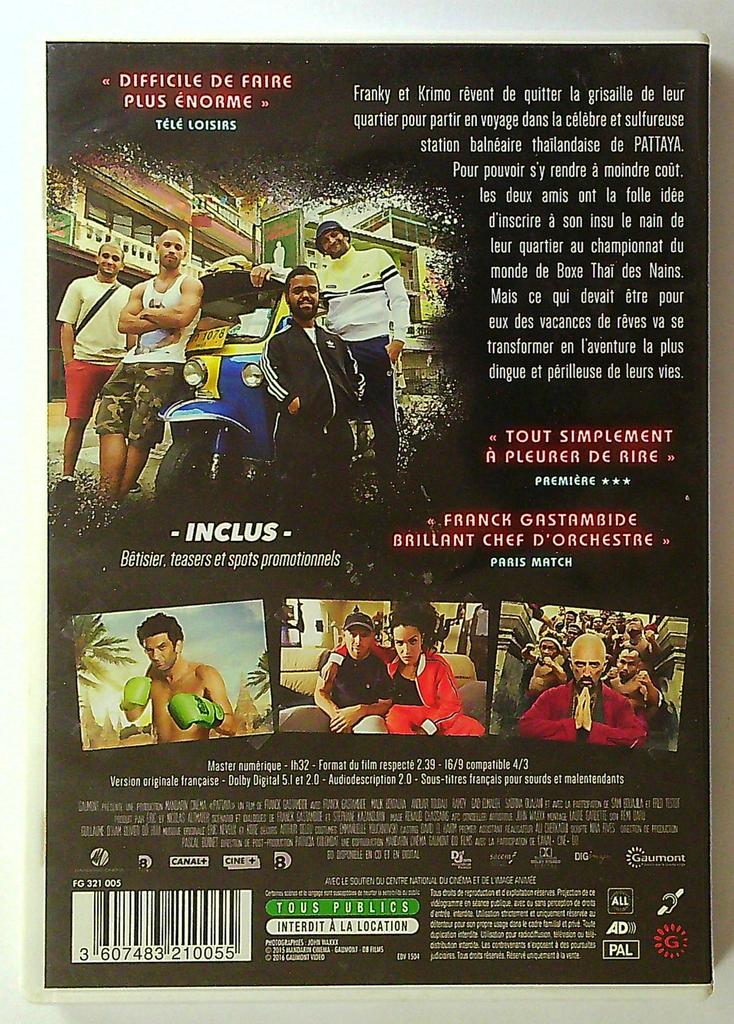 Dvd Pattaya - Film de Franck Gastambide