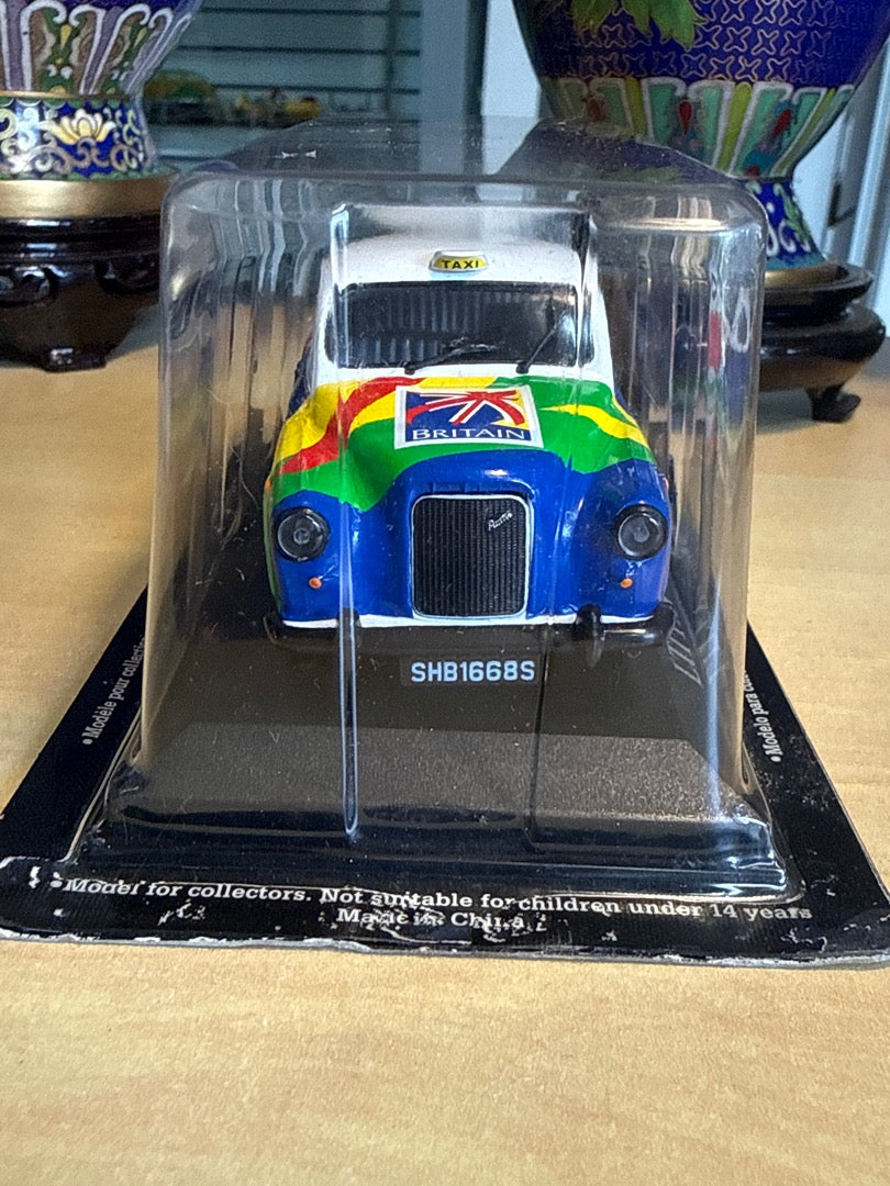 Voiture miniature – Lti Fx4 Altaya – Taxi Singapour bleu