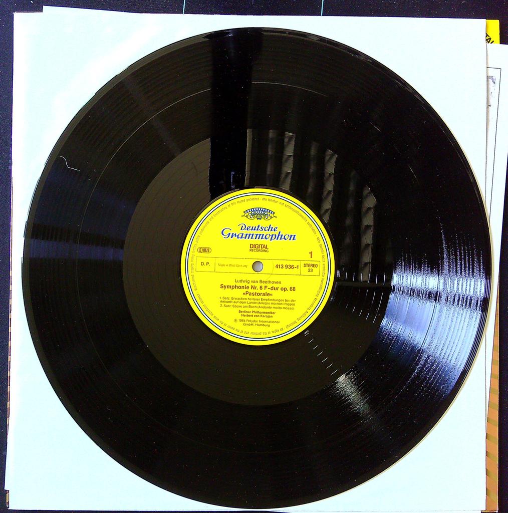 Disque vinyle – Beethoven Karajan – Musique classique – Symphonie Pastorale