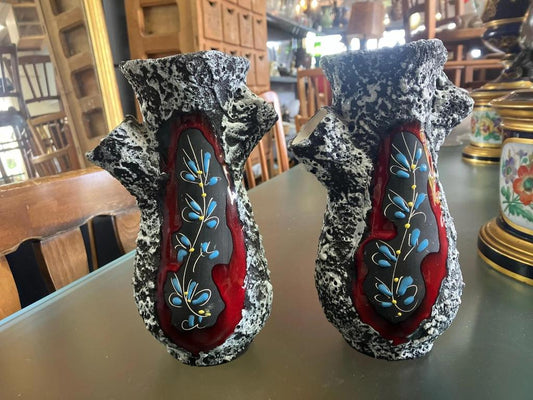 Paire de vases italiens augusto giulianelli 1950