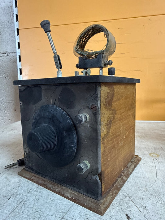 Poste de radio – Tsf – Radio – Vintage bois marron