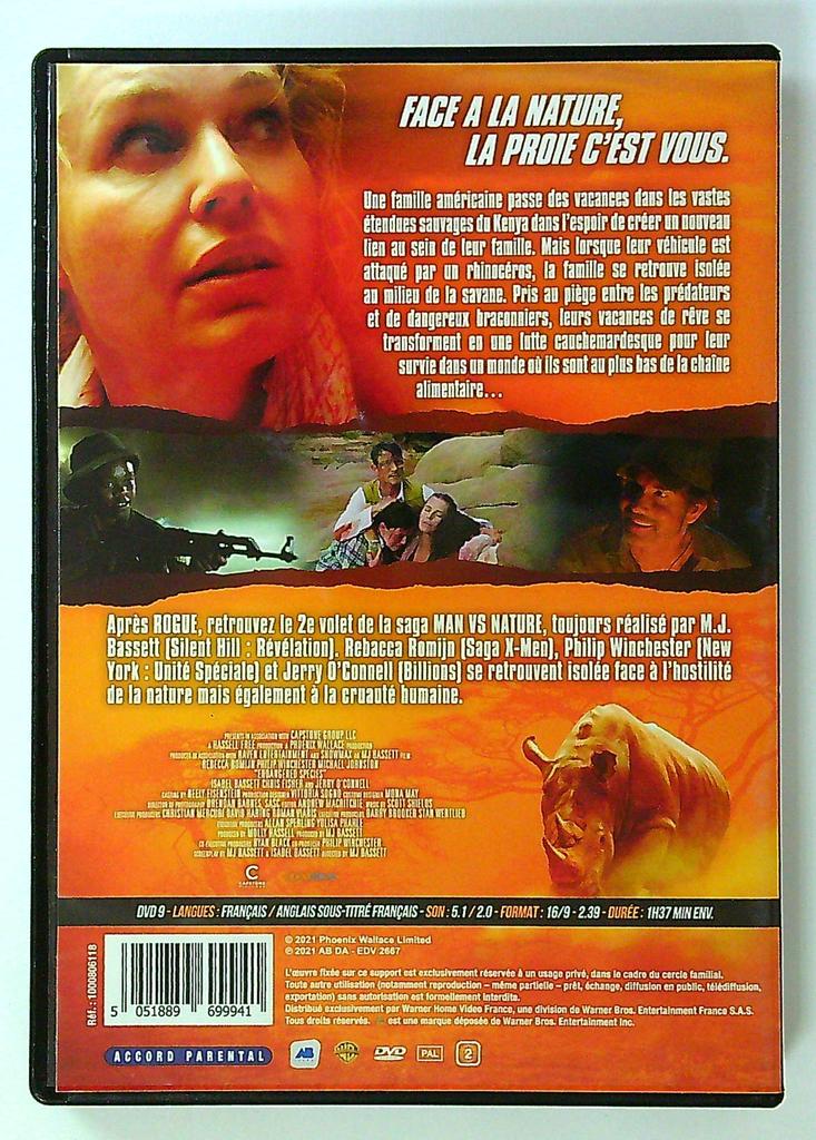 Dvd Film Man vs Nature Endangered Species Rebecca Romijn