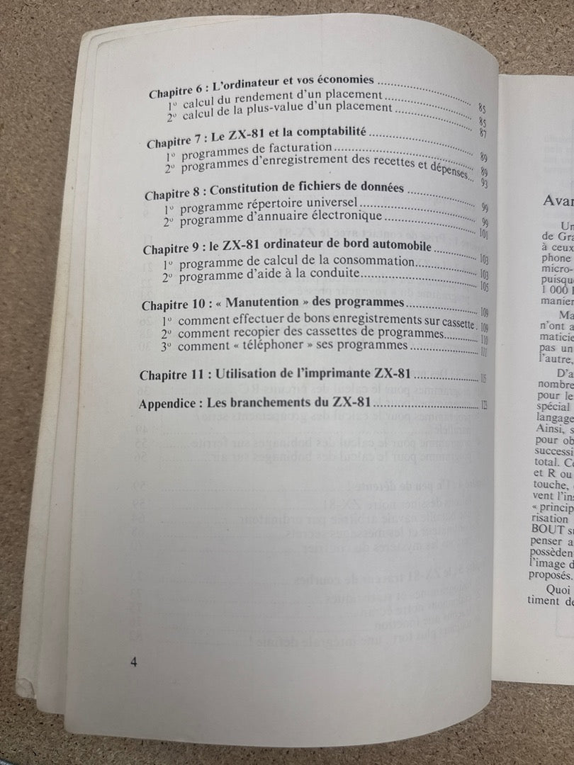 Livre - Pilotez votre Zx-81 - Informatique - Manuel technique 1982