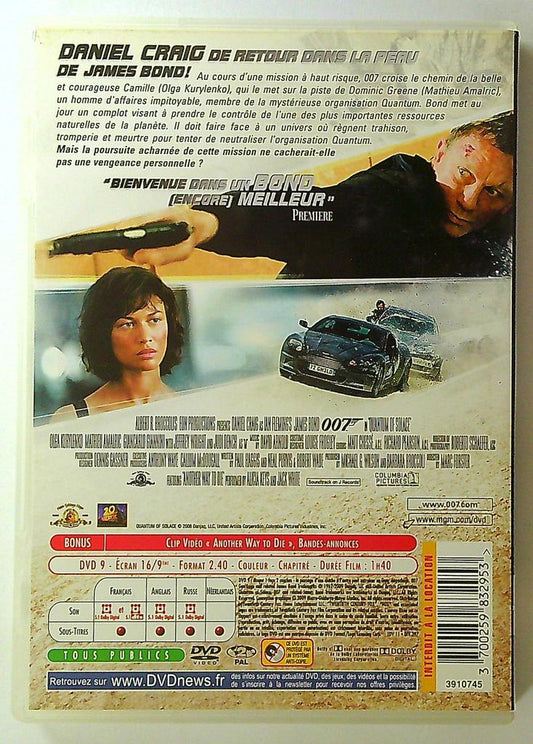 Dvd James Bond 007 Quantum of Solace Daniel Craig