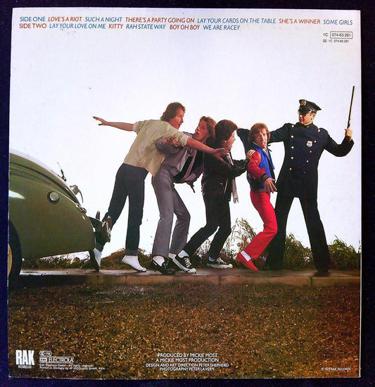 Vinyle 33t Racey Smash and Grab 1979 Pop Rock