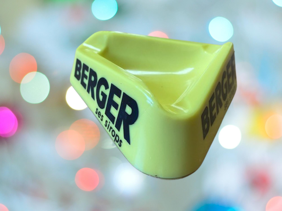 Cendrier Publicitaire Berger Ses Sirops