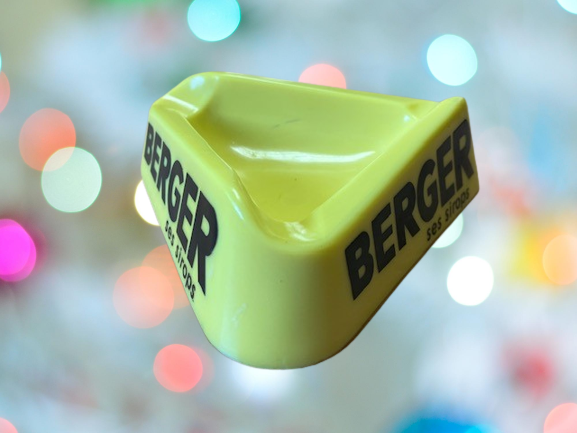 Cendrier Publicitaire Berger Ses Sirops