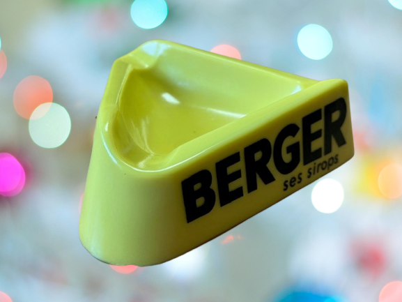 Cendrier Publicitaire Berger Ses Sirops