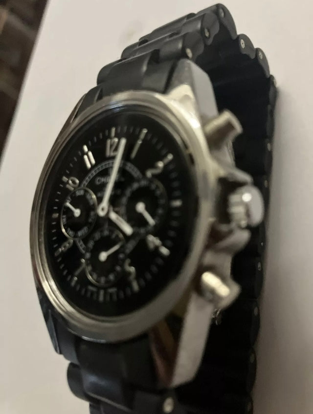 Montre Plaqué Or G20m Chanel J12 Automatic Xn 50713 1986