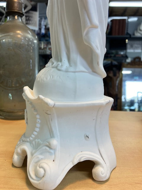 Statue Antique Saint Joseph Jésus Marie Religion Vierge