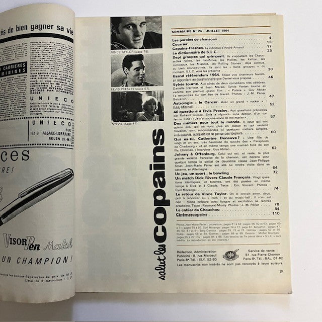 Magazine Salut Les Copains Numéro 24