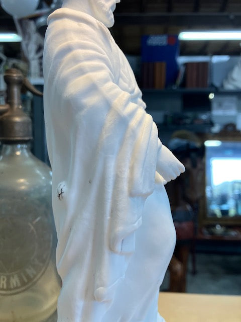 Statue Antique Saint Joseph Jésus Marie Religion Vierge