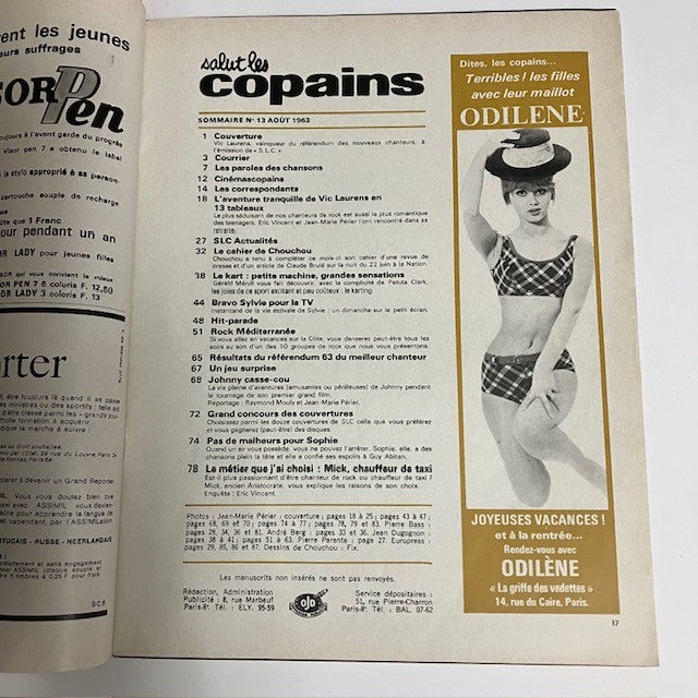 Magazine Salut Les Copains Numéro 13