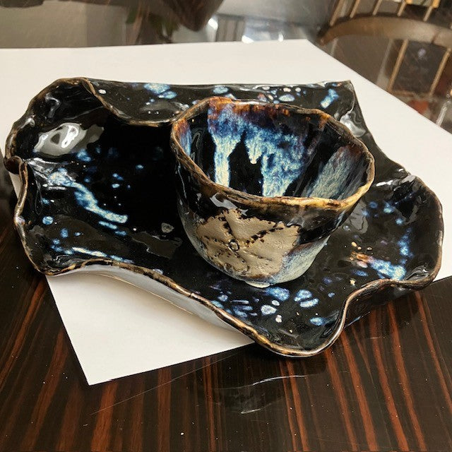 Ensemble Plat De Forme Originale Vide Poche Et Coupelle Assorti