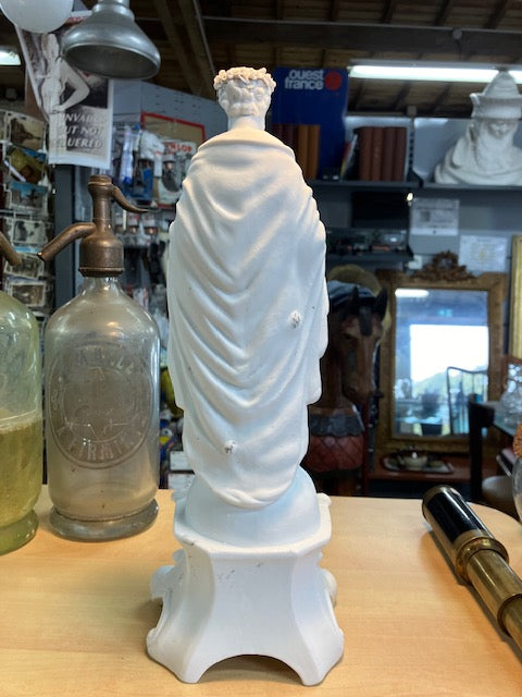 Statue Antique Saint Joseph Jésus Marie Religion Vierge