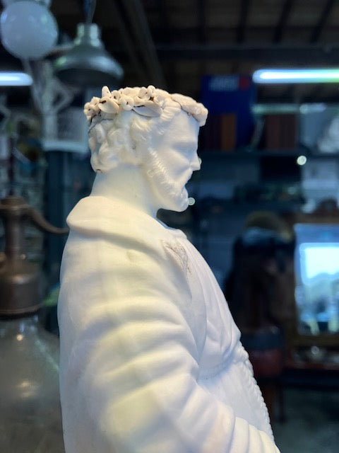 Statue Antique Saint Joseph Jésus Marie Religion Vierge