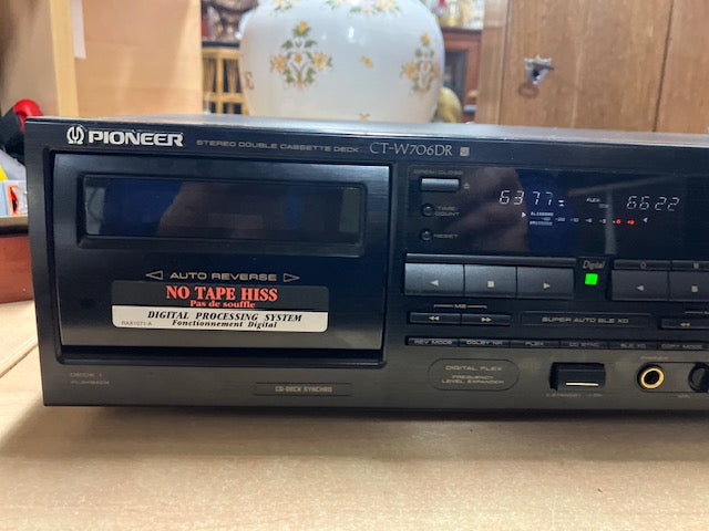 Magnétophone Lecteur Cassette Audio Pioneer ct-w706dr