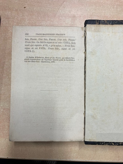Maçonnerie Pratique 1885 Cours D'enseignement Supérieur De La Franc-Maçonnerie