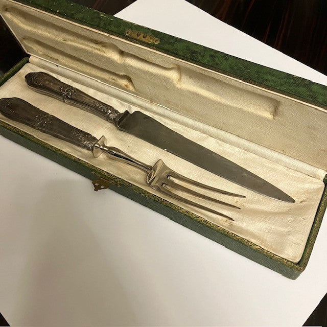 Couvert A Découper Le Gibier, Dans Son Etui