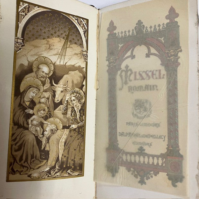 Livre Ancien Missel Romain n°140 Paris Limoges