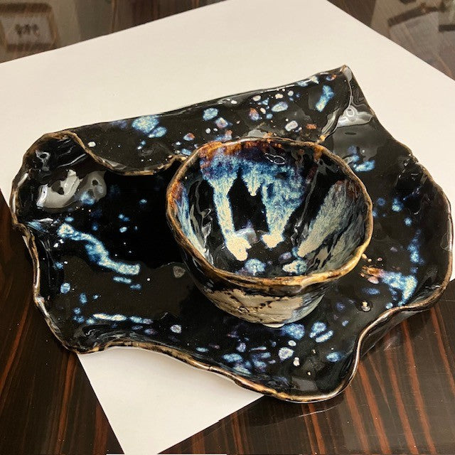 Ensemble Plat De Forme Originale Vide Poche Et Coupelle Assorti
