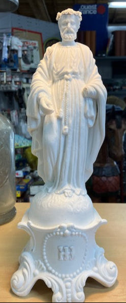 Statue Antique Saint Joseph Jésus Marie Religion Vierge