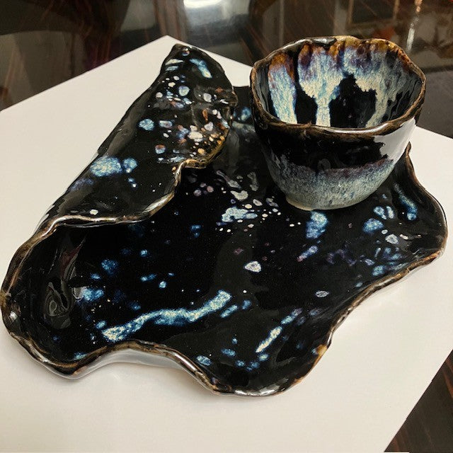 Ensemble Plat De Forme Originale Vide Poche Et Coupelle Assorti
