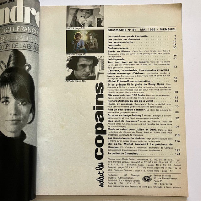 Magazine Salut Les Copains Numéro 81