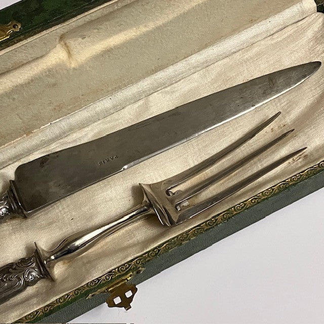 Couvert A Découper Le Gibier, Dans Son Etui