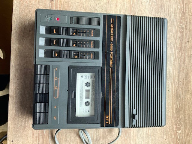 Magnétophone Lecteur Cassette Audio Geracord 6000