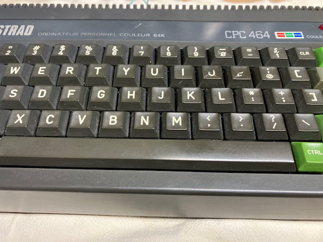Console Amstrad CPC 464 64K QWERTY Lecteur Cassette Ordinateur