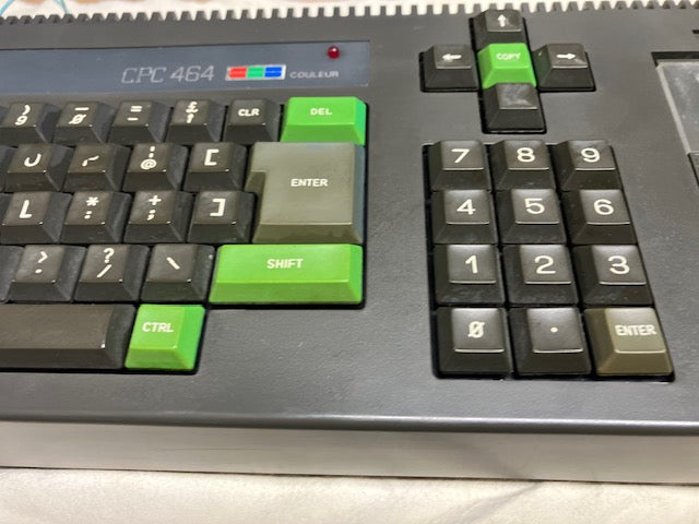 Console Amstrad CPC 464 64K QWERTY Lecteur Cassette Ordinateur